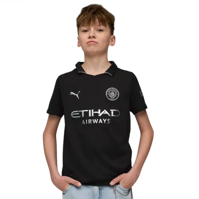 Manchester City 25/26 Away Jersey Replica Jr