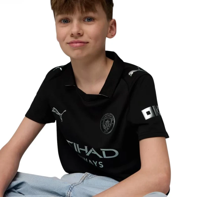 Manchester City 25/26 Away Jersey Replica Jr 1
