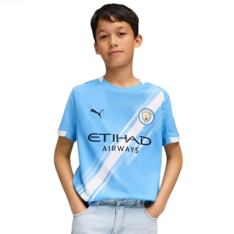 Manchester City 25/26 Home Jersey Replica Jr