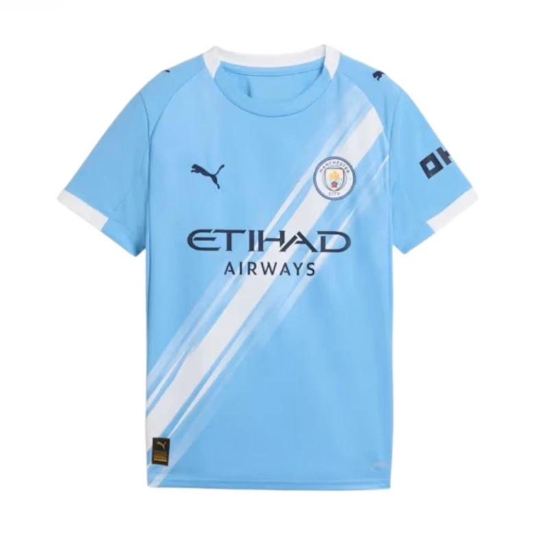 Manchester City 25/26 Home Jersey Replica Jr 2