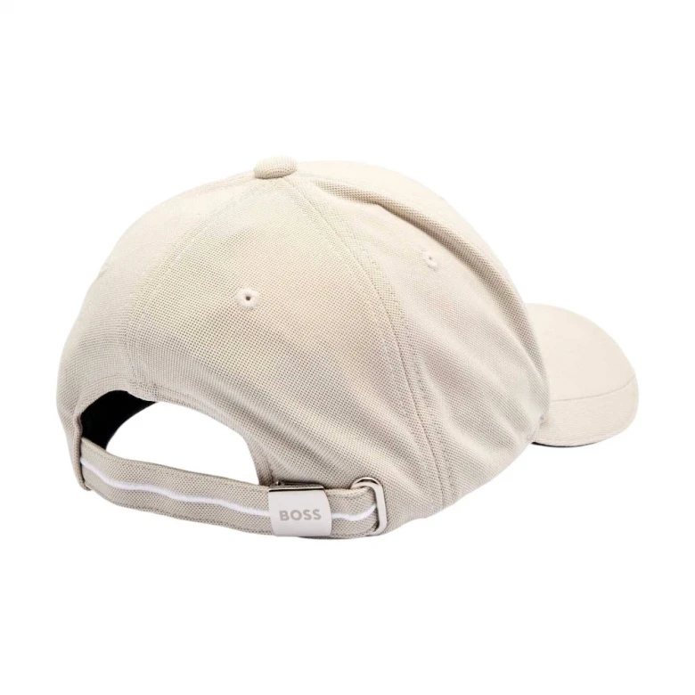 Knitted-Piqué Six-Panel Cap with Embroidered Logo 1