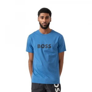 Cotton-jersey T-shirt with SPF 50+ UV protection