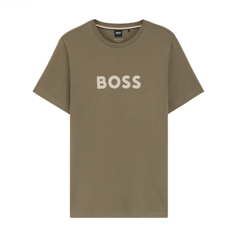 Cotton-jersey T-shirt with SPF 50+ UV protection 2