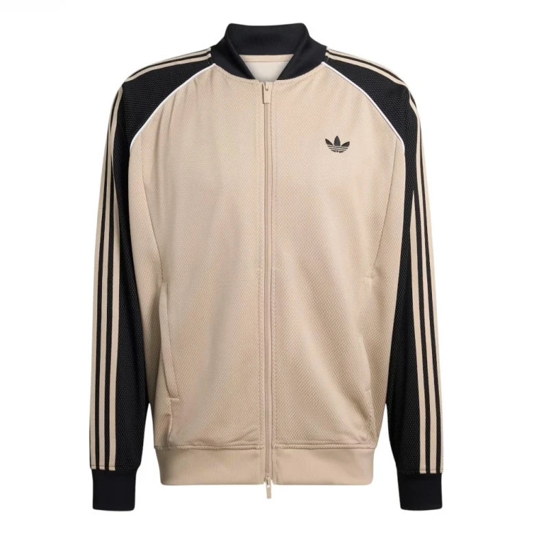Loose Mesh Track Top