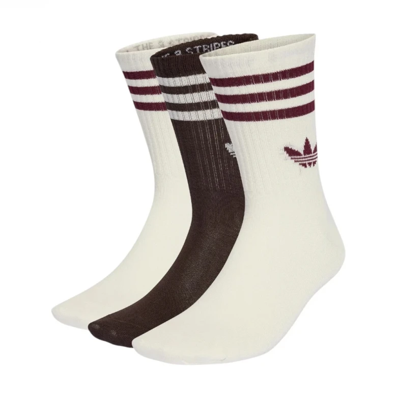 3-Stripes Crew Socks 3 Pairs