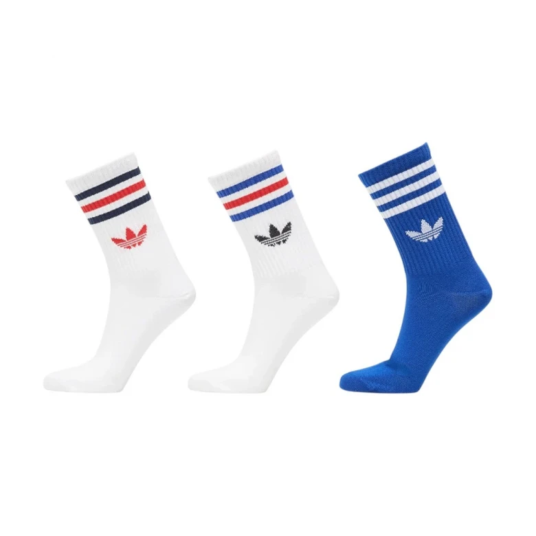 3-Stripes Crew Socks 3 Pairs