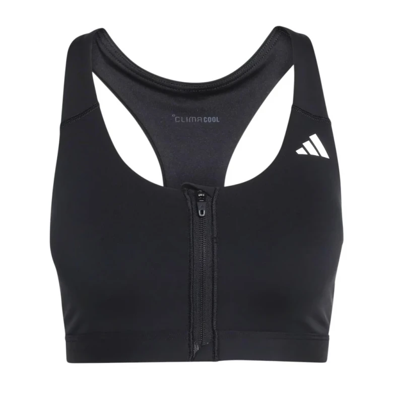 Optime Essentials Workout Zip-Front Medium Support Bra 4