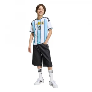 Argentina 26 Home Messi Kids Jersey 2