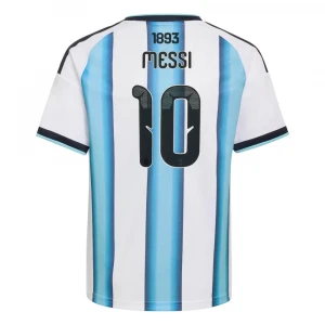 Argentina 26 Home Messi Kids Jersey 6
