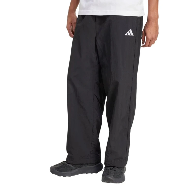 Essential Small Logo Woven Open Hem Pant