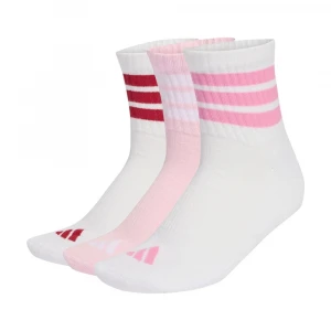 3 Stripes Cushioned Sportswear Mid Cut Socks 3 Pair