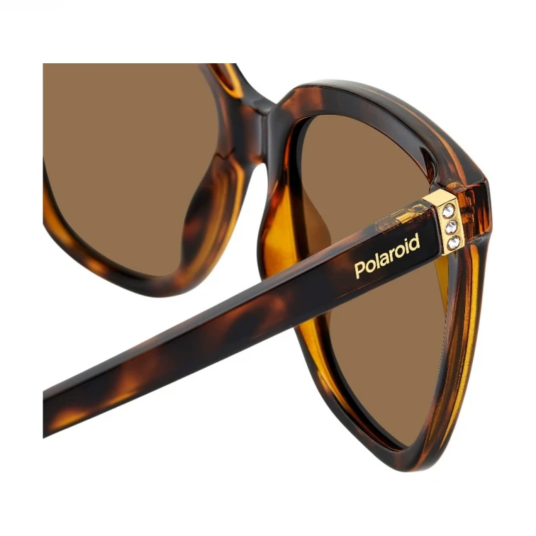 Женские коричневые солнцезащитные очки Glasses Polaroid 1