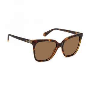 Женские коричневые солнцезащитные очки Glasses Polaroid 4