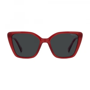 Женские красные солнцезащитные очки Polaroid 2