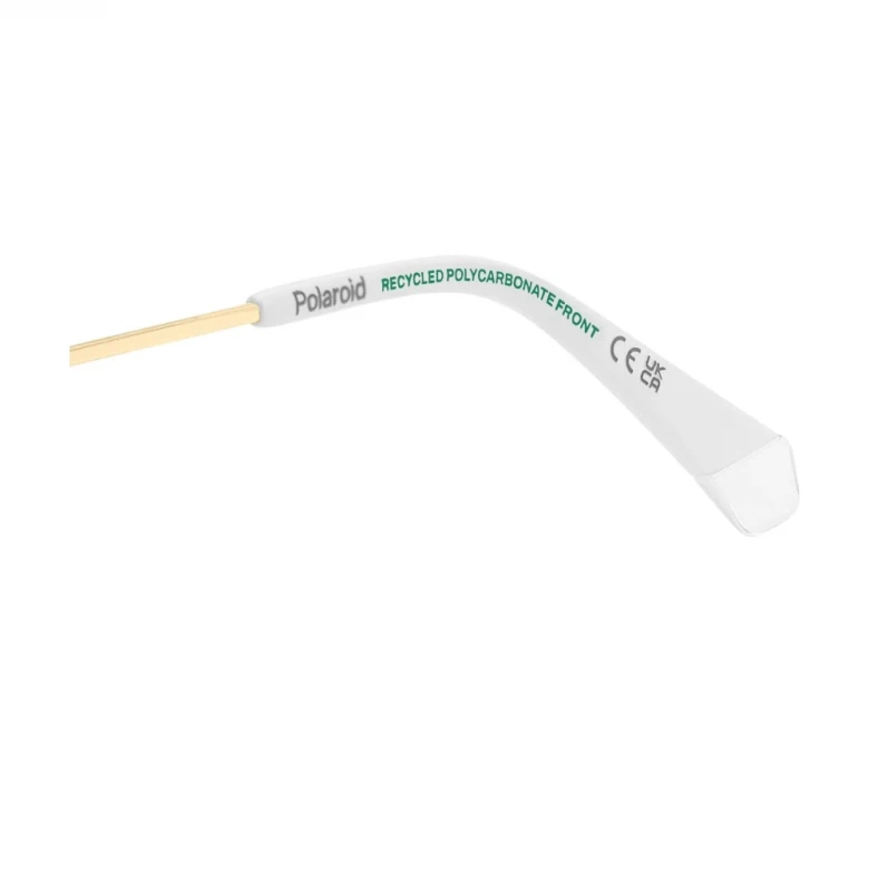 Женские белые солнцезащитные очки Polaroid 3