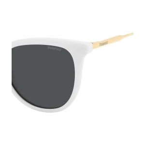 Женские белые солнцезащитные очки Polaroid 4