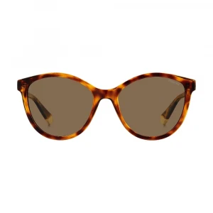 Женские коричневые солнцезащитные очки Polaroid 2