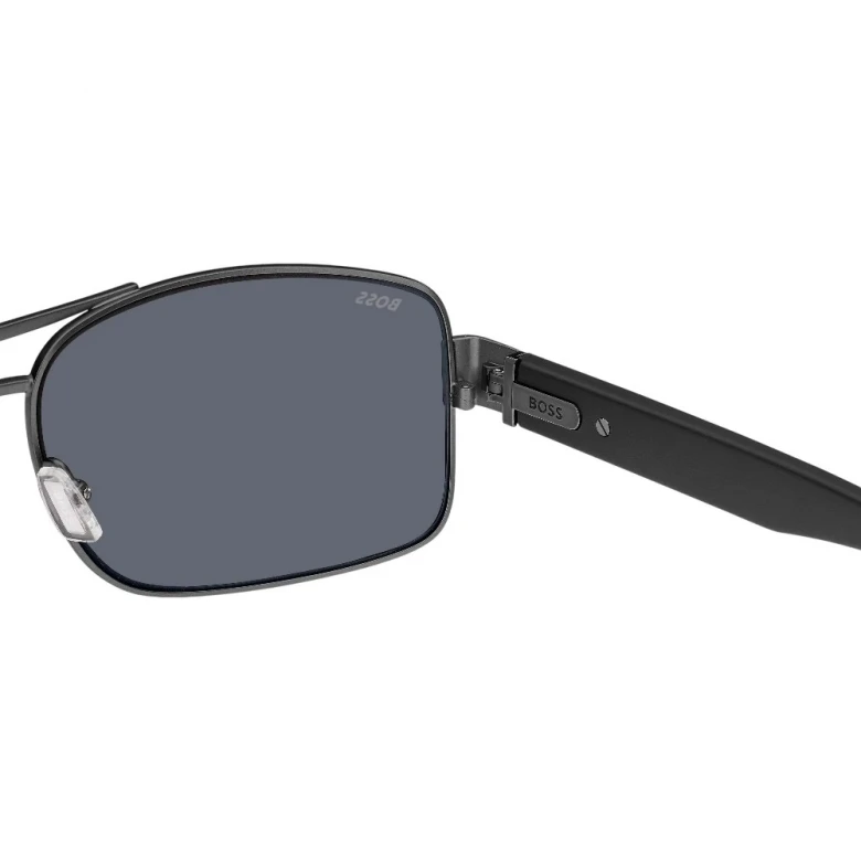 Мужские серые солнцезащитные очки Boss 4