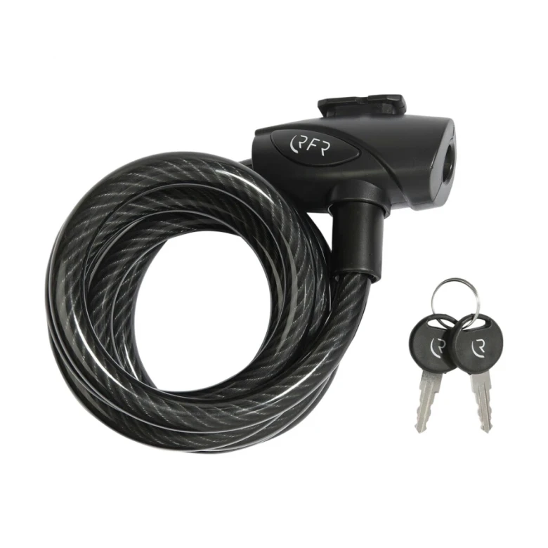 замок rfr spiralschloss 12x1800mm black