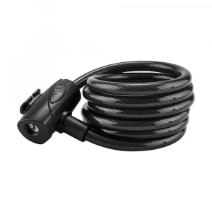 замок rfr spiralschloss 12x1800mm black 0