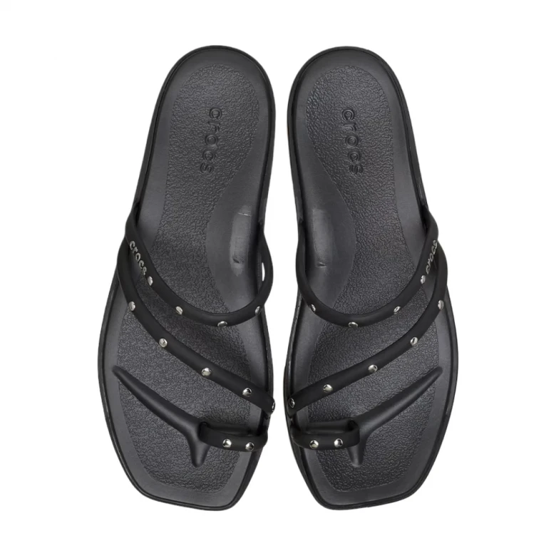 вьетнамки miami studded toe loop sandal blk 3