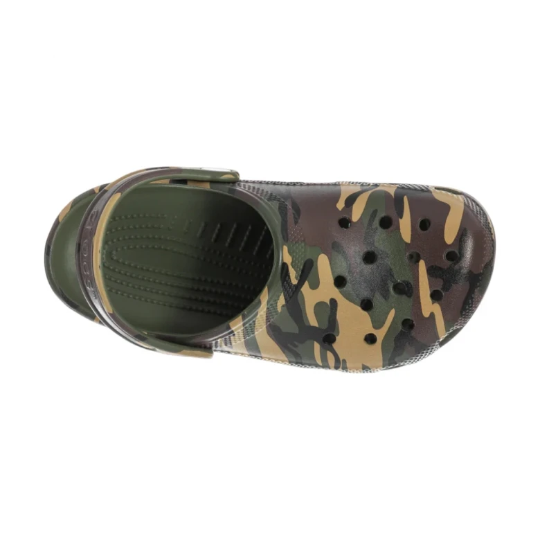 клоги classic camouflage clog k blk/sgy 4