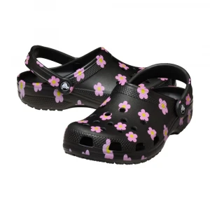 клоги classic flower clog k blk 2