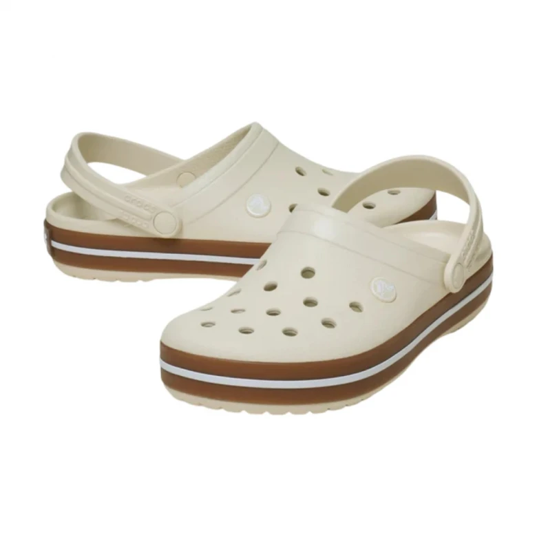 клоги crocband gum clog k blk 3