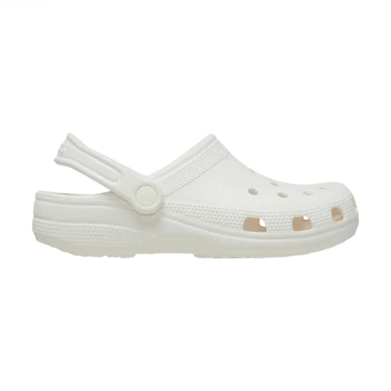 клоги classic glitter clog whi