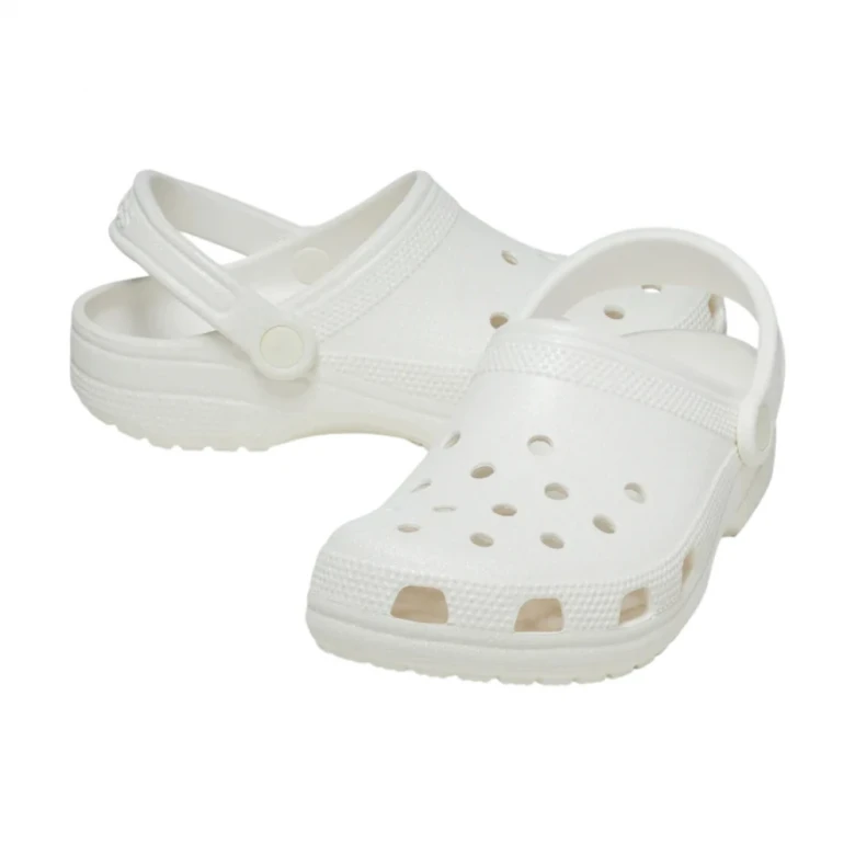 клоги classic glitter clog whi 3
