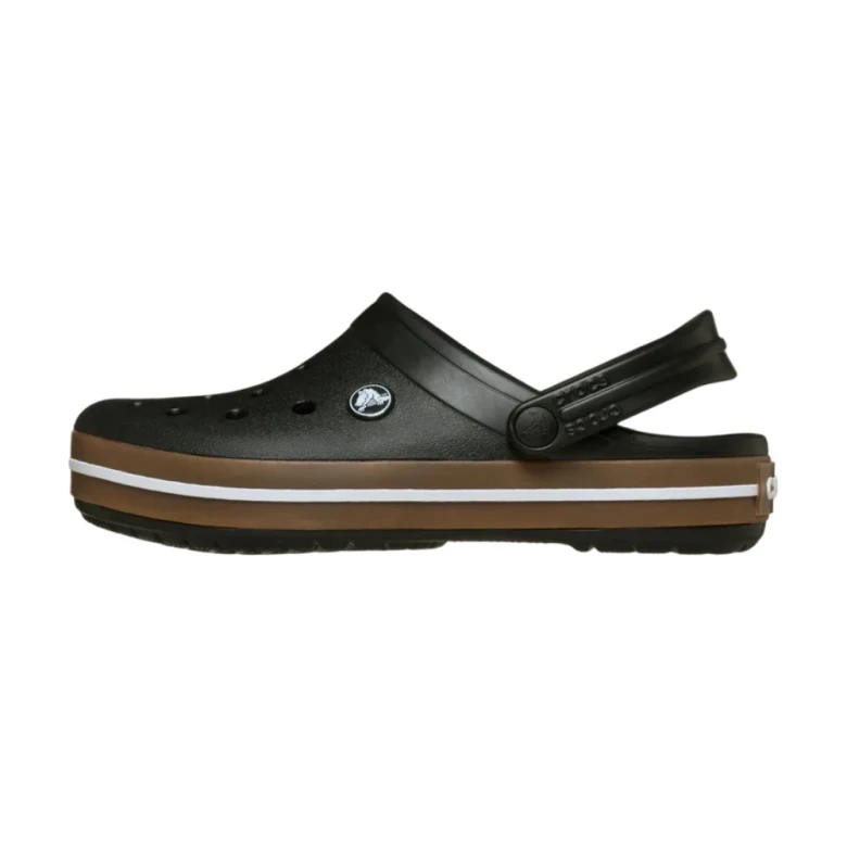 клоги crocband gum clog k blk 1