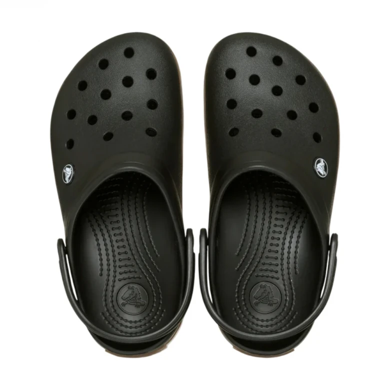 клоги crocband gum clog k blk 4