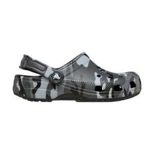 клоги classic camouflage clog k blk/sgy