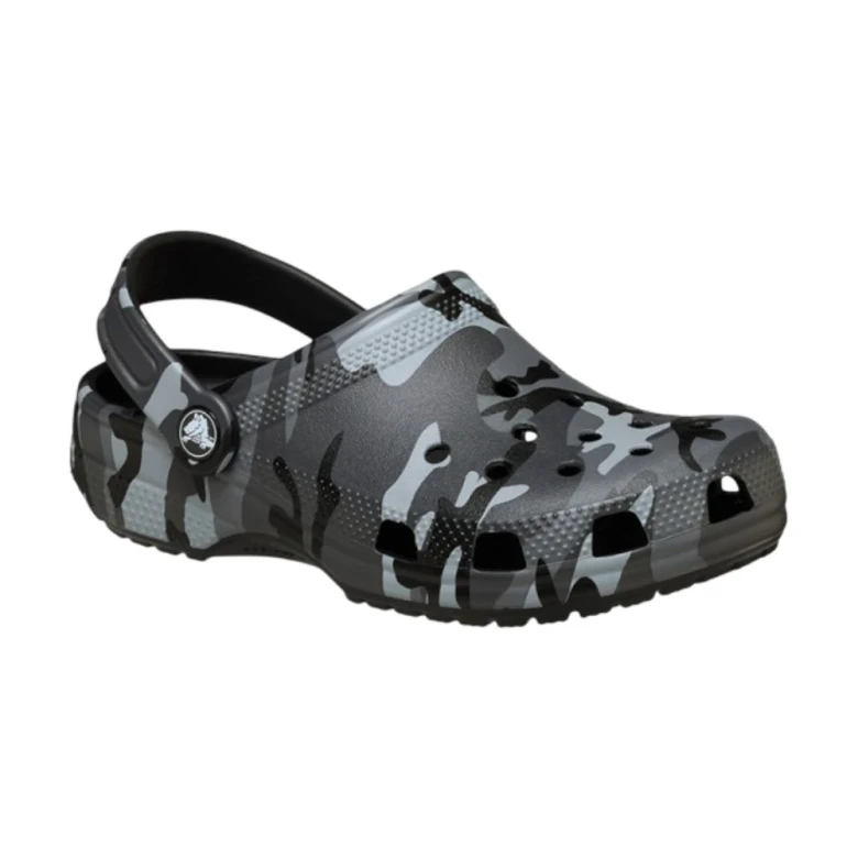 клоги classic camouflage clog k blk/sgy 4