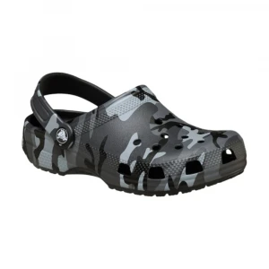 клоги classic camouflage clog k blk/sgy 4