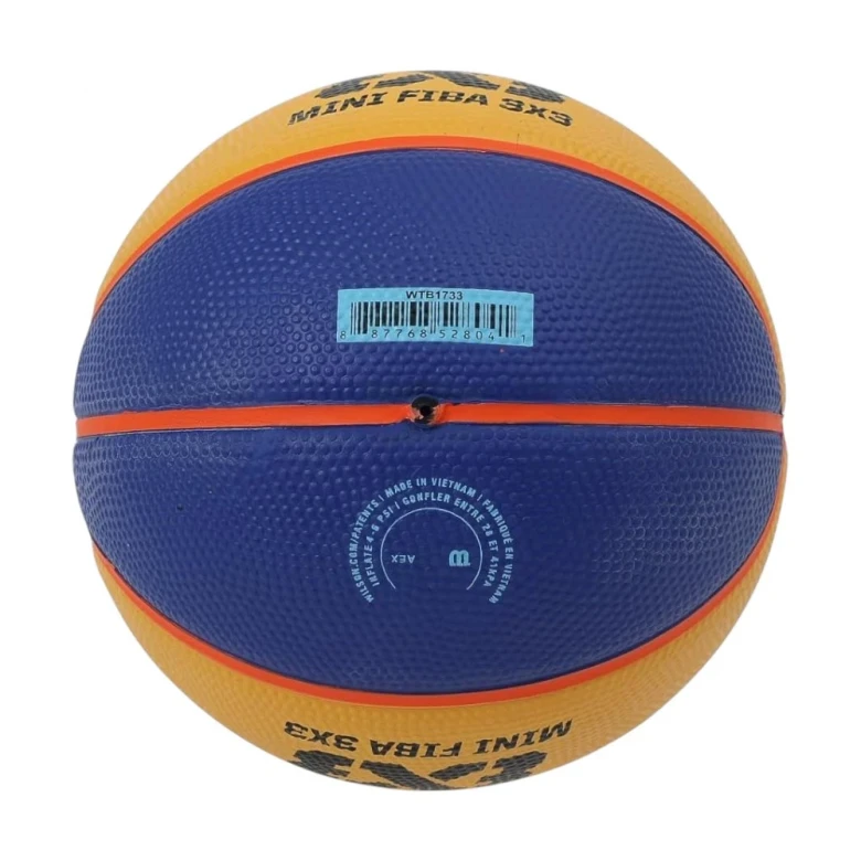мяч баскетбольный мини fiba 3x3 mini rubber basketball 0