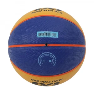 мяч баскетбольный мини fiba 3x3 mini rubber basketball 0