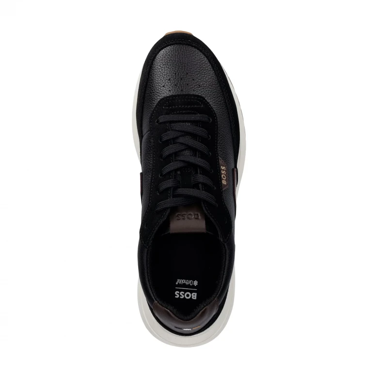 кроссовки Leather Running Sneakers 3