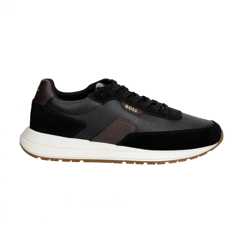 кроссовки Leather Running Sneakers