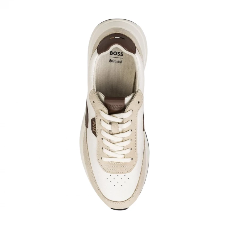 кроссовки Leather Running Sneakers 3