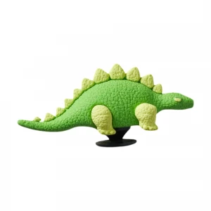 Jibbitz™ Charm 3D Green Dino With Scales Nature And Animals