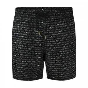 Мужские черные плавательные шорты BOSS Swimsuit