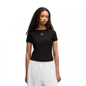 футболка ESS Ribbed Slim Short Tee