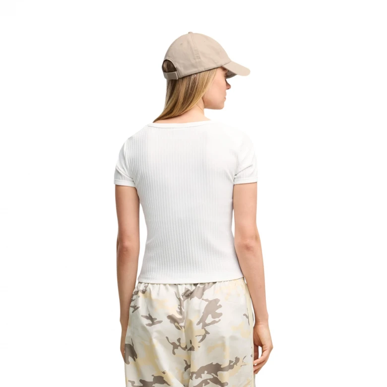 футболка ESS Ribbed Slim Short Tee 1