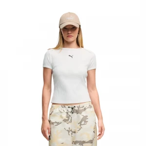 футболка ESS Ribbed Slim Short Tee