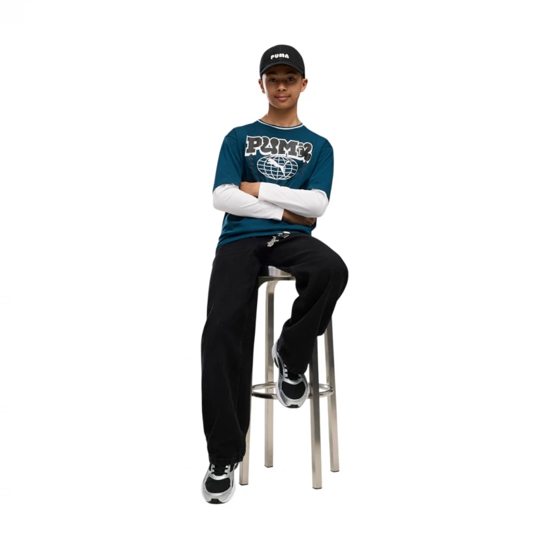 лонгслив MID90s Relaxed Layered Longsleeve Tee B 1