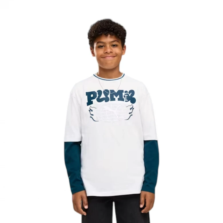 лонгслив MID90s Relaxed Layered Longsleeve Tee B