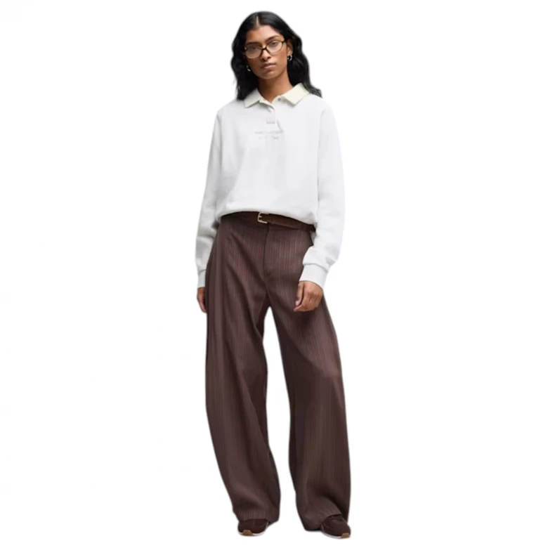 Class Relaxed Long Sleeve Fleece Polo 1