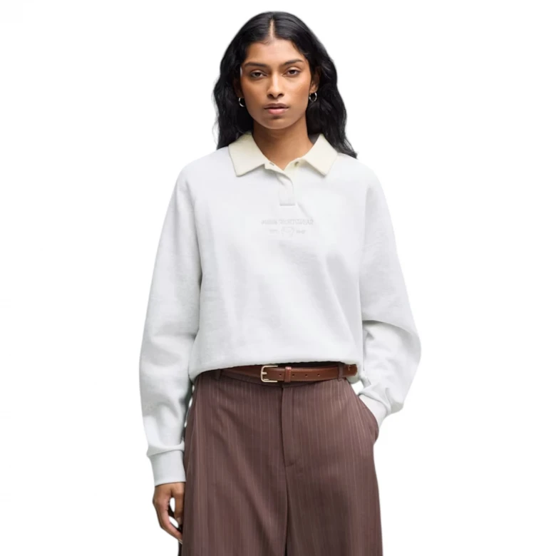 Class Relaxed Long Sleeve Fleece Polo