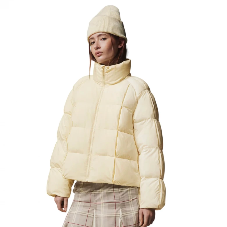 T7 Pleat Relaxed Puffer Jacket